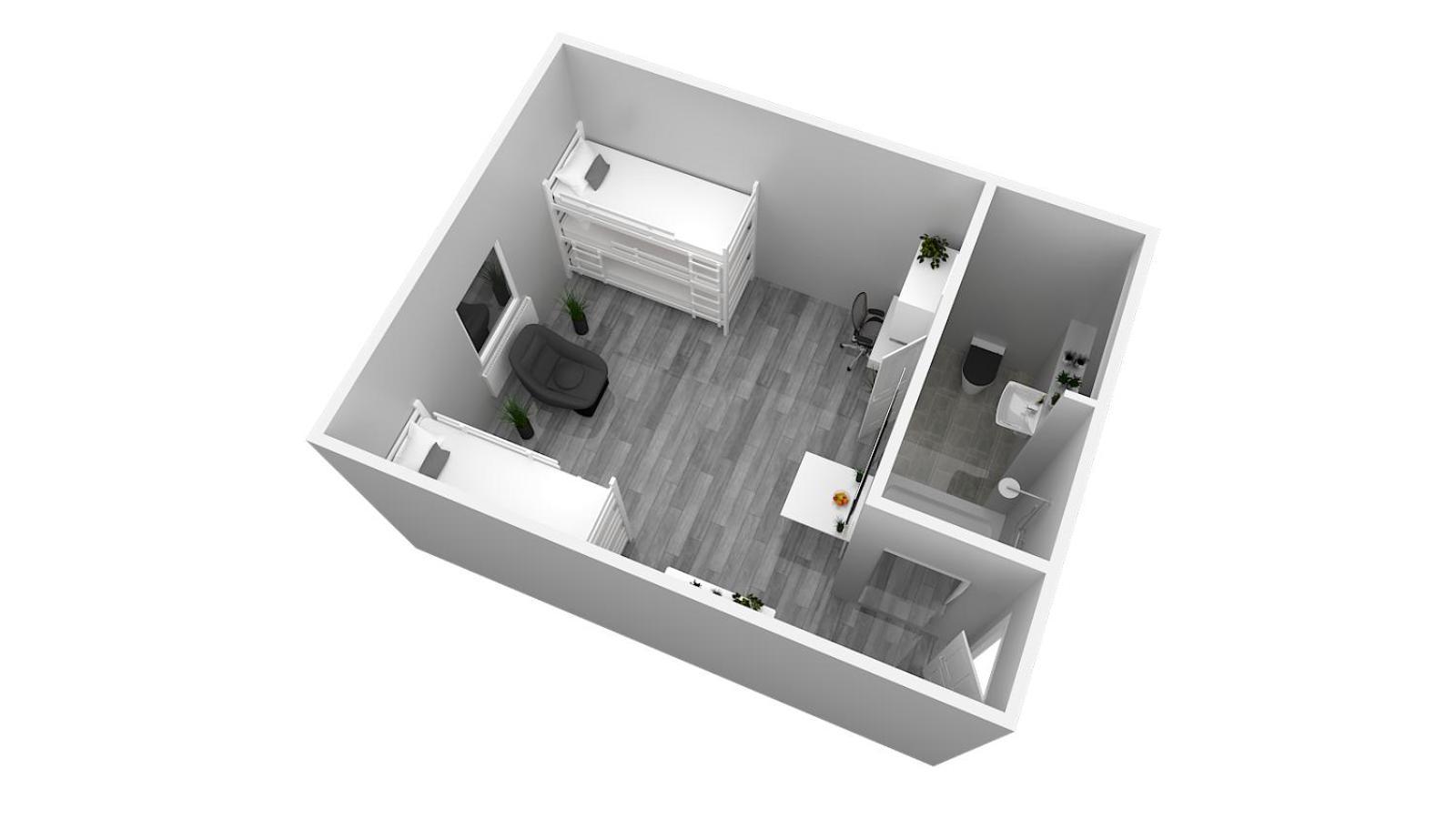 Hotel Ulm Zentrum - Komplettes Zimmer, Hochbett, Android Tv & Eigenem Bad - Perfekt Fuer Familien & Gruppen Bagian luar foto